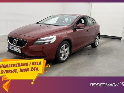 Röd Begagnad 2016 Volvo V40 Kinetic Halvkombi | 154 800 kr (Marknadspris)
