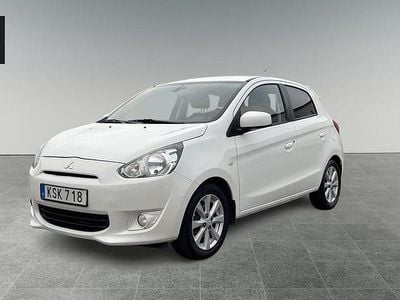 Begagnad Mitsubishi Space Star 80 HK (58 kW) 2015 Vit Kombi