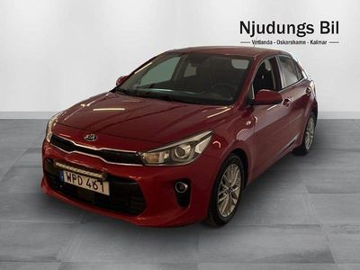 Begagnad Kia Rio 84 HK (61 kW) 2018 Röd Halvkombi