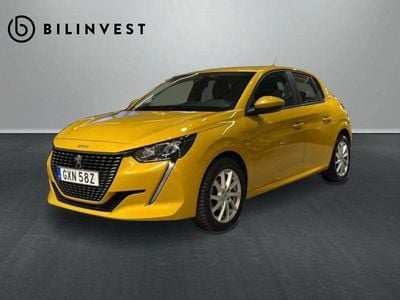 Gul Begagnad 2021 Peugeot 208 Active Halvkombi | 159 900 kr (Lite dyr)