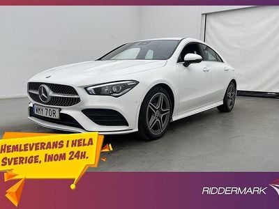 Begagnad Mercedes CLA200 AMG line 163 HK (119 kW) 2021 Vit Sedan