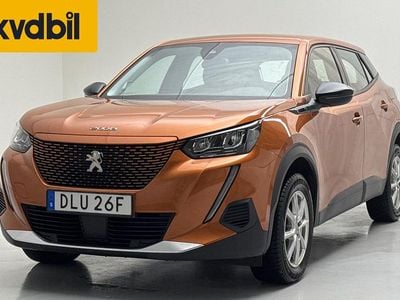 Begagnad Peugeot e-2008 100 kW (136 HK) 2022 Orange SUV