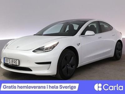 Vit Begagnad 2019 Tesla Model 3 Standard Range Plus Sedan | 229 900 kr (Marknadspris)