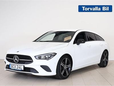 Begagnad Mercedes CLA180 Shooting Brake 136 HK (100 kW) 2021 Vit Kombi