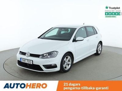 Vit Begagnad 2016 VW Golf VII R-line Halvkombi | 152 000 kr (Marknadspris)