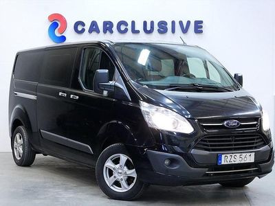 Svart Begagnad 2017 Ford Transit Custom Van | 159 900 kr (Marknadspris)