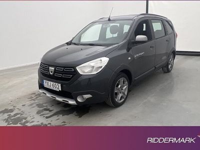 begagnad Dacia Lodgy Stepway 1.2 TCe 7-sits Kamera Navi Välserv 2018, Minibuss