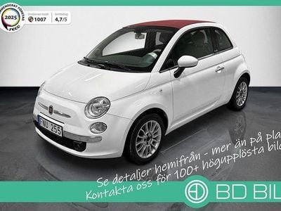 Vit Begagnad 2013 Fiat 500C Lounge Cab | 69 900 kr (Marknadspris)