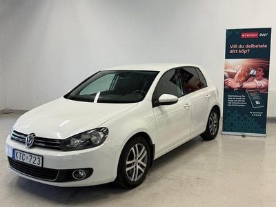 Begagnad VW Golf VI GT 161 HK (118 kW) 2011 Vit Halvkombi