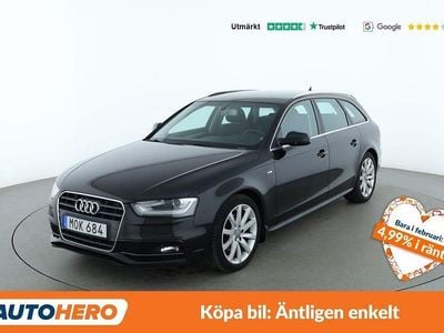 Begagnad Audi A4 S-Line 192 HK (141 kW) 2014 Vit Kombi