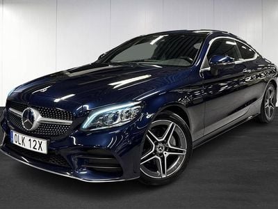Begagnad Mercedes C220 AMG 194 HK (142 kW) 2019 Blå Sportkupé