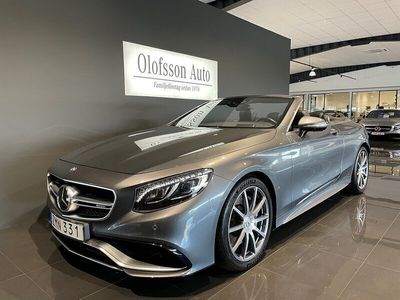 begagnad Mercedes S63 AMG 4MATIC Cabriolet AMG Keyless Navi