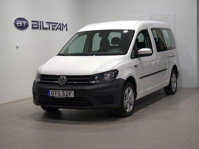 Vit Begagnad 2018 VW Caddy Maxi Minibuss | 199 900 kr