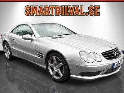 Begagnad Mercedes SL500 AMG 306 HK (225 kW) 2003 Silver Cab