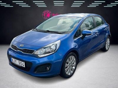Begagnad Kia Rio 84 HK (61 kW) 2013 Blå Halvkombi