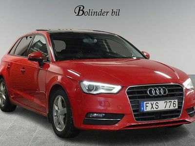 Röd Begagnad 2013 Audi A3 Ambition Kombi | 108 900 kr (Marknadspris)
