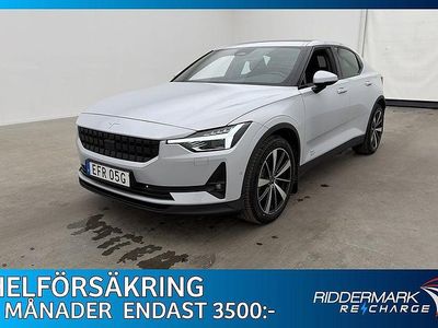 Begagnad Polestar 2 Long Range Dual motor 309 kW (421 HK) 2020 Silver Halvkombi