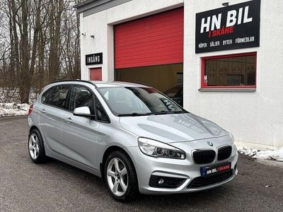 Begagnad BMW 218 Active Tourer Advantage 136 HK (100 kW) 2014 Silver Minibuss