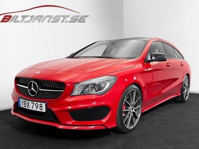 Röd Begagnad 2016 Mercedes CLA220 Shooting Brake AMG Kombi | 207 900 kr (Marknadspris)