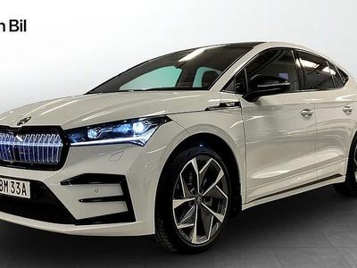 Moon white metallic Begagnad 2023 Skoda Enyaq iV RS SUV | 509 900 kr (Lite dyr)