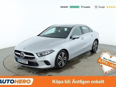 Begagnad Mercedes A200 Progressive 165 HK (121 kW) 2019 Silver Sedan