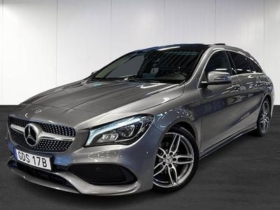 Grå Begagnad 2019 Mercedes CLA180 Shooting Brake AMG Kombi | 229 900 kr (Marknadspris)