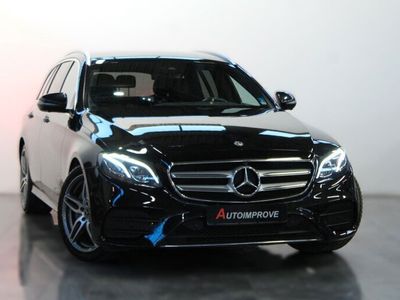 begagnad Mercedes E220 D 9G-TRONIC AMG BURMESTER 360° MOMS/VAT