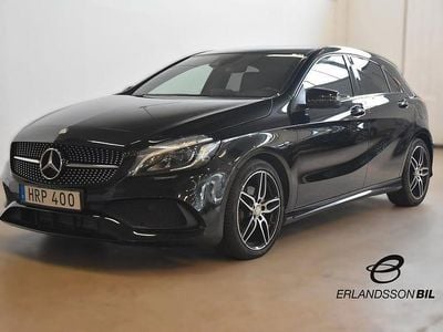 Svart Begagnad 2016 Mercedes A180 AMG Halvkombi | 169 900 kr (Marknadspris)