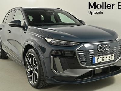 Begagnad Audi Q6 e-tron S-Line 285 kW (388 HK) 2024 Plasmablå metallic SUV