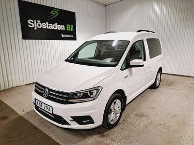 Vit Begagnad 2020 VW Caddy Minibuss | 259 900 kr (Dyr)