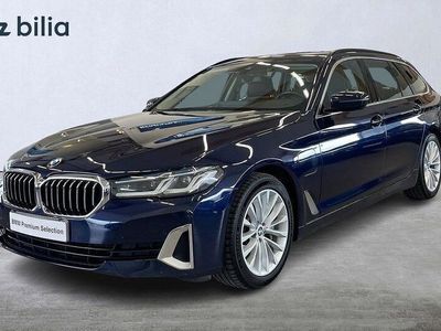 begagnad BMW 530 e xDrive Touring Luxury Line Komfortstol Harman/Kardon Laser 2021 Blå
