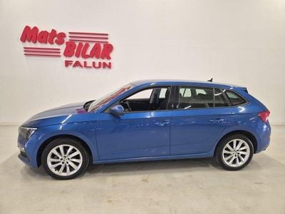Begagnad Skoda Scala Style 111 HK (81 kW) 2022 Blå Halvkombi