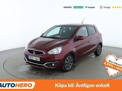 Begagnad Mitsubishi Space Star 80 HK (58 kW) 2016 Röd Halvkombi