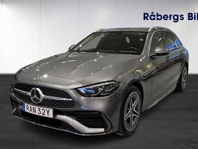 Grå Begagnad 2023 Mercedes C300 AMG line Kombi | 429 800 kr