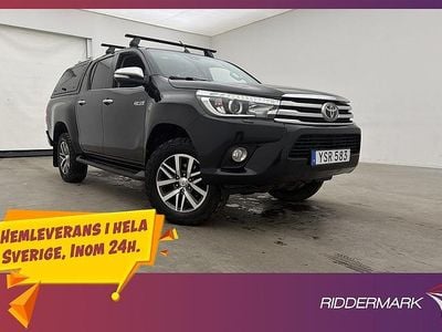 Svart Begagnad 2017 Toyota HiLux Pickup | 339 800 kr (Superpris)