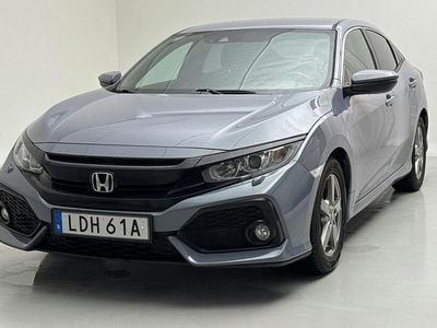Begagnad Honda Civic Elegance 126 HK (92 kW) 2018 Mörkgrå