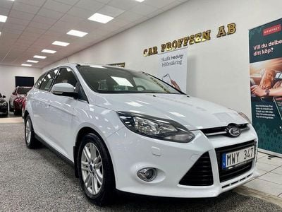 Vit Begagnad 2014 Ford Focus Titanium Kombi | 94 900 kr (Marknadspris)