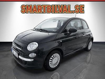 Begagnad Fiat 500 Lounge 69 HK (50 kW) 2013 Svart Halvkombi