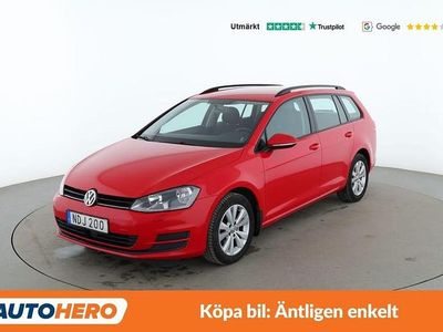 Röd Begagnad 2016 VW Golf VII Kombi | 94 000 kr (Marknadspris)