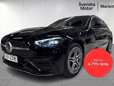 Begagnad Mercedes C300 AMG 317 HK (233 kW) 2022 Svart Kombi