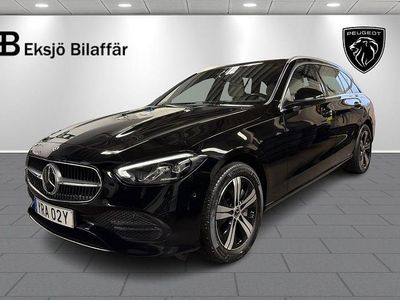 Svart Begagnad 2023 Mercedes C300 Avantgarde Kombi | 387 500 kr