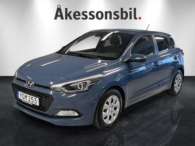 Begagnad Hyundai i20 Edition 84 HK (61 kW) 2016 Ljusblå Halvkombi