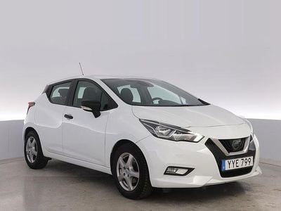 Vit Begagnad 2018 Nissan Micra Visia Halvkombi | 95 000 kr (Marknadspris)
