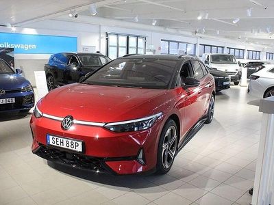 Röd Begagnad 2024 VW ID.7 GTX Kombi | 639 000 kr (Lite dyr)