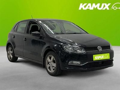 Begagnad VW Polo 90 HK (66 kW) 2017 Svart Halvkombi
