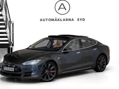 Grå Begagnad 2015 Tesla Model S Halvkombi | 319 900 kr (Dyr)