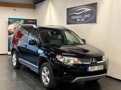 begagnad Mitsubishi Outlander 2.4 4WD,7Sits,Kedja,Ny besiktad,DragAut