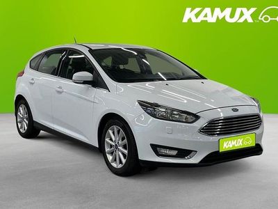 Vit Begagnad 2017 Ford Focus Titanium Halvkombi | 94 800 kr (Marknadspris)