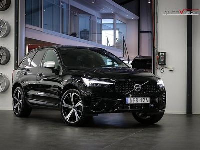 Begagnad Volvo XC60 R-Design 456 HK (335 kW) 2022 Svart SUV