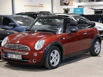 begagnad Mini One Cabriolet 1.6 90HK Nyservad/Sensorer/Sv-Såld